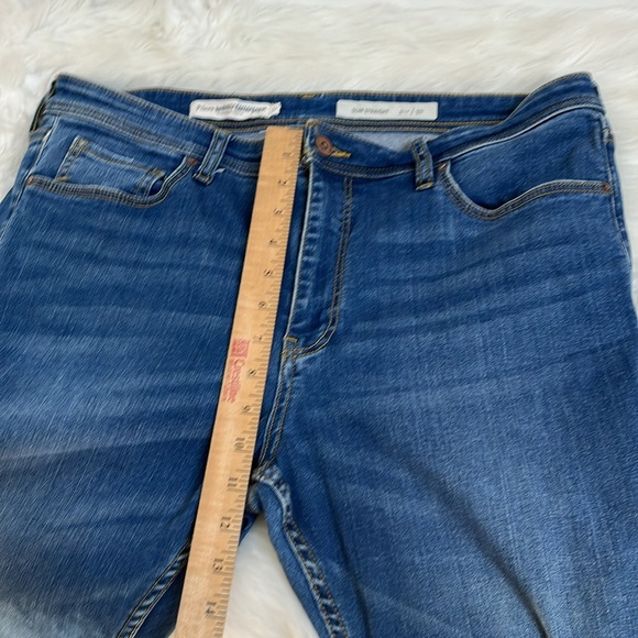 Anthropologie Pilcro and the Letterpress straight blue jeans women size 32 - Picture 8 of 10